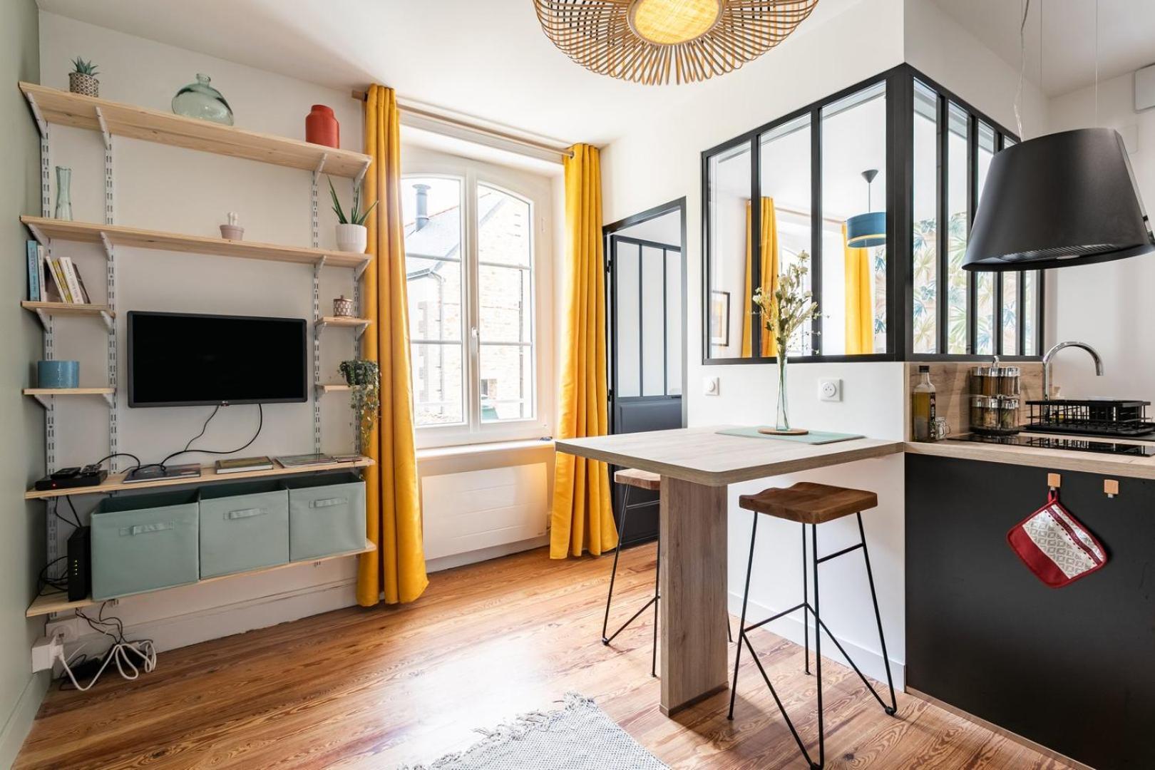 Ferienwohnung Lucelyne - Beau T2 Renove - Centre - Plage 400M Dinard Exterior foto